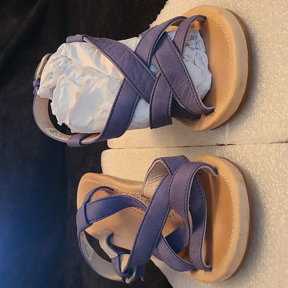 Ugg Espadrille Wedge Leather Sandals - Picture 5 of 14